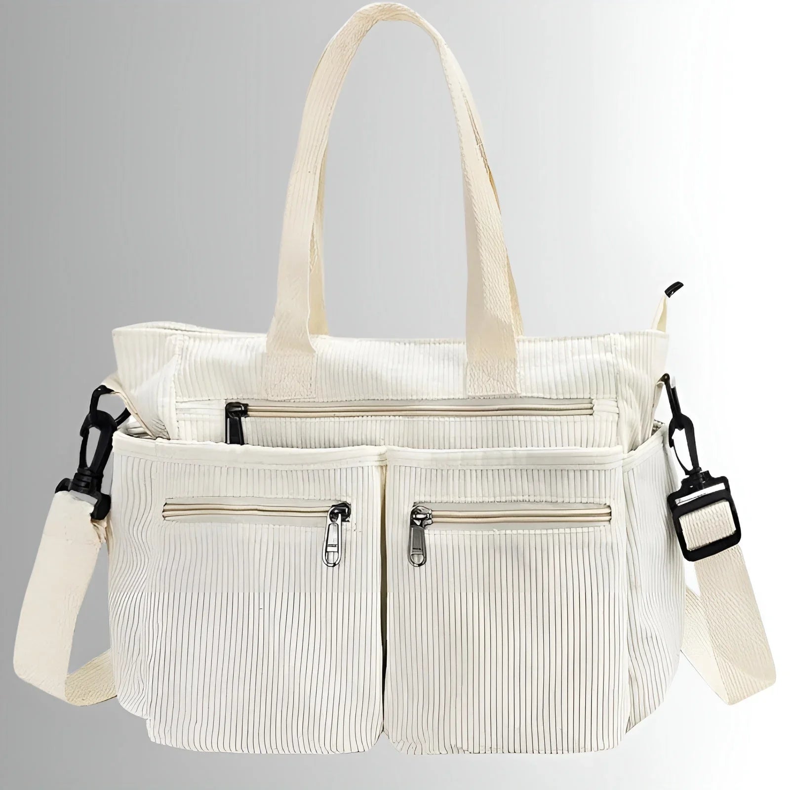 Lisbet - Rummelig Tote Taske i Fløjl