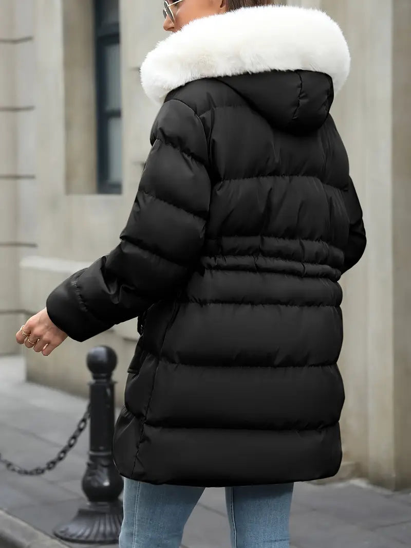 Eunice - Trendová Teplá Zimní Prošívaná Bunda