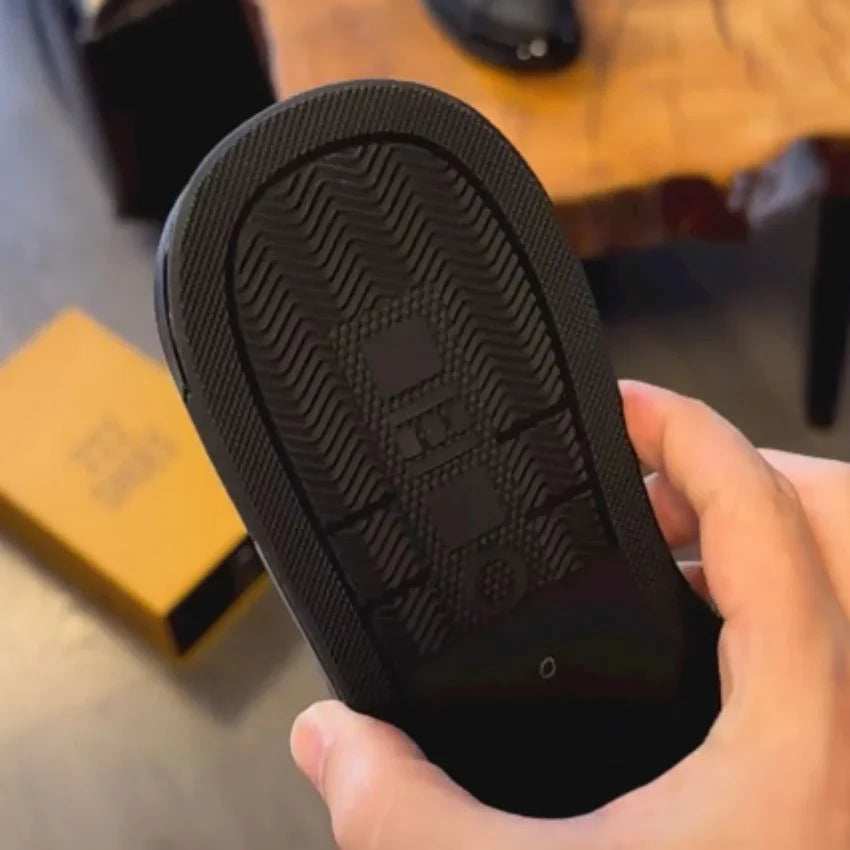 Cédric - Baskets Noires Élégantes Homme