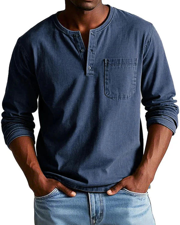 Sebastian - Pakke med 4 Premium Let Denim Retro Skjorter