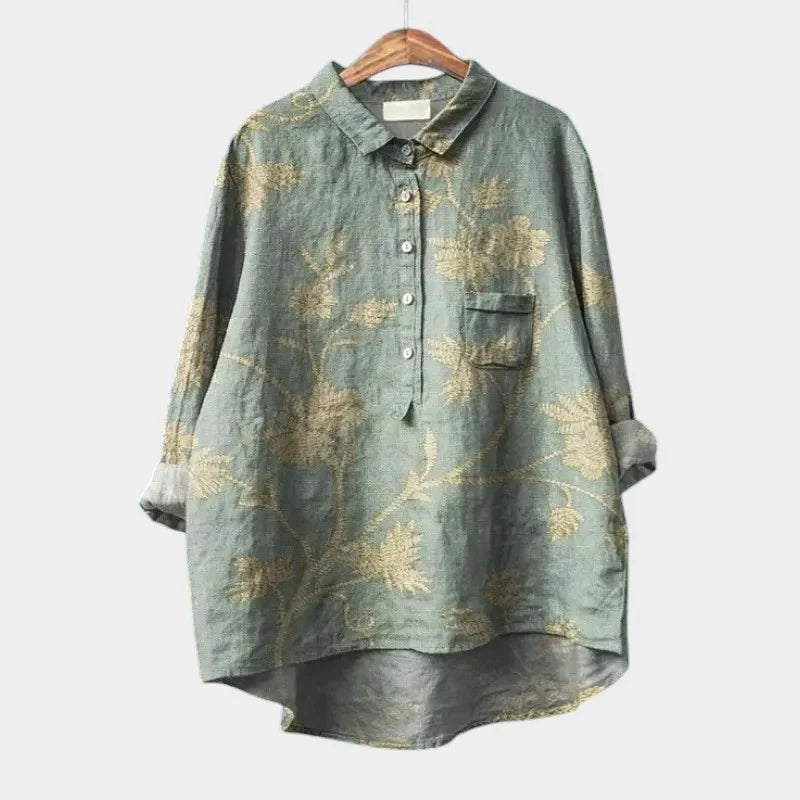 Fanny - Chemisier Femme Imprimé Jovial