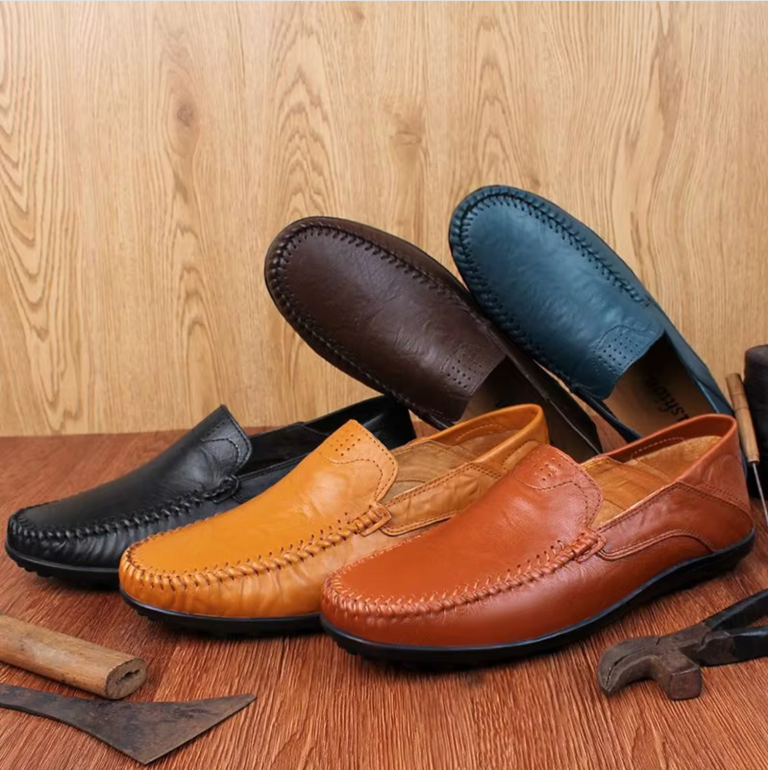 Misha - Mocassins Qualité Italienne en Cuir