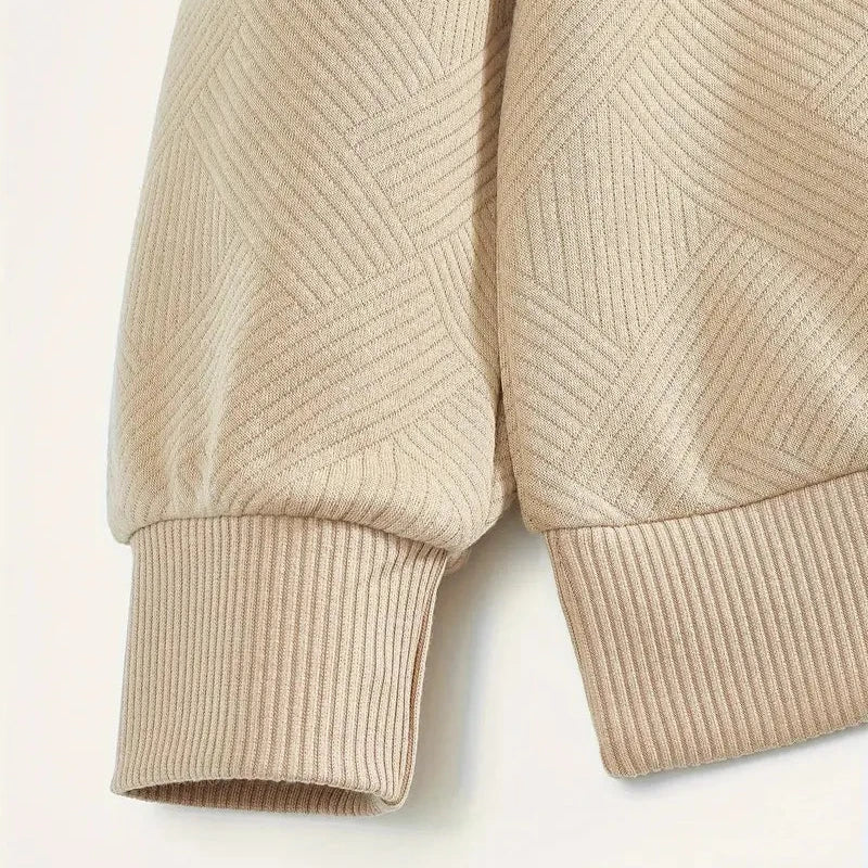 Tidiane - Pull Camionneur Texturé Géométrique