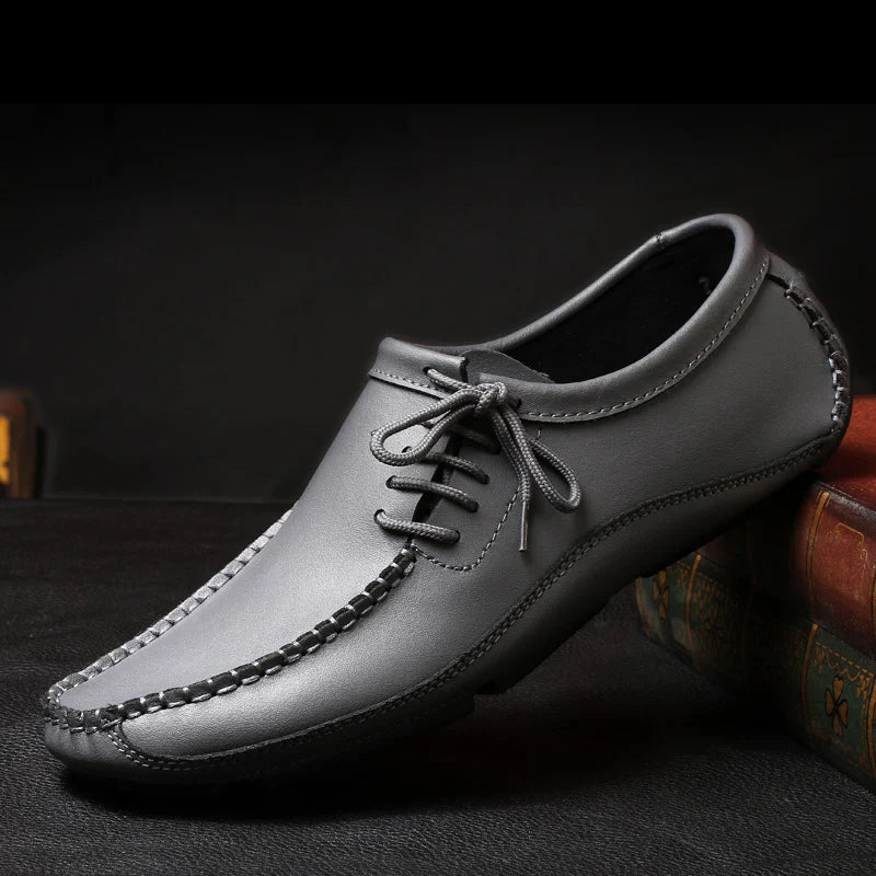 Felipe - Eksklusive Snøremokkasiner i Fineste Læder