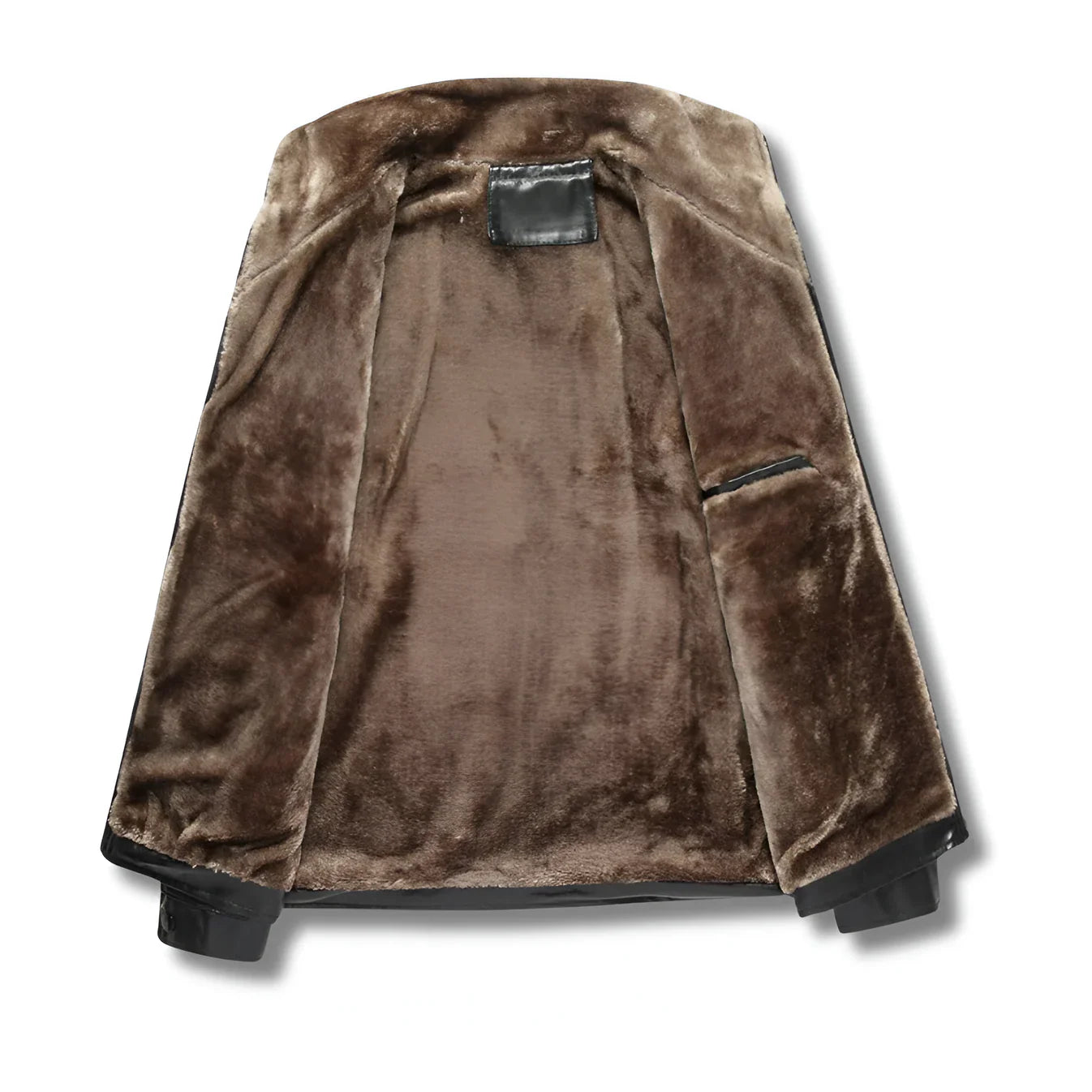 Diller - Elegantní Kožený Kabát S Kožešinovou Podšívkou