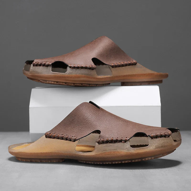 Rutger - Åndbare Håndlavede Sandaler i Ægte Læder