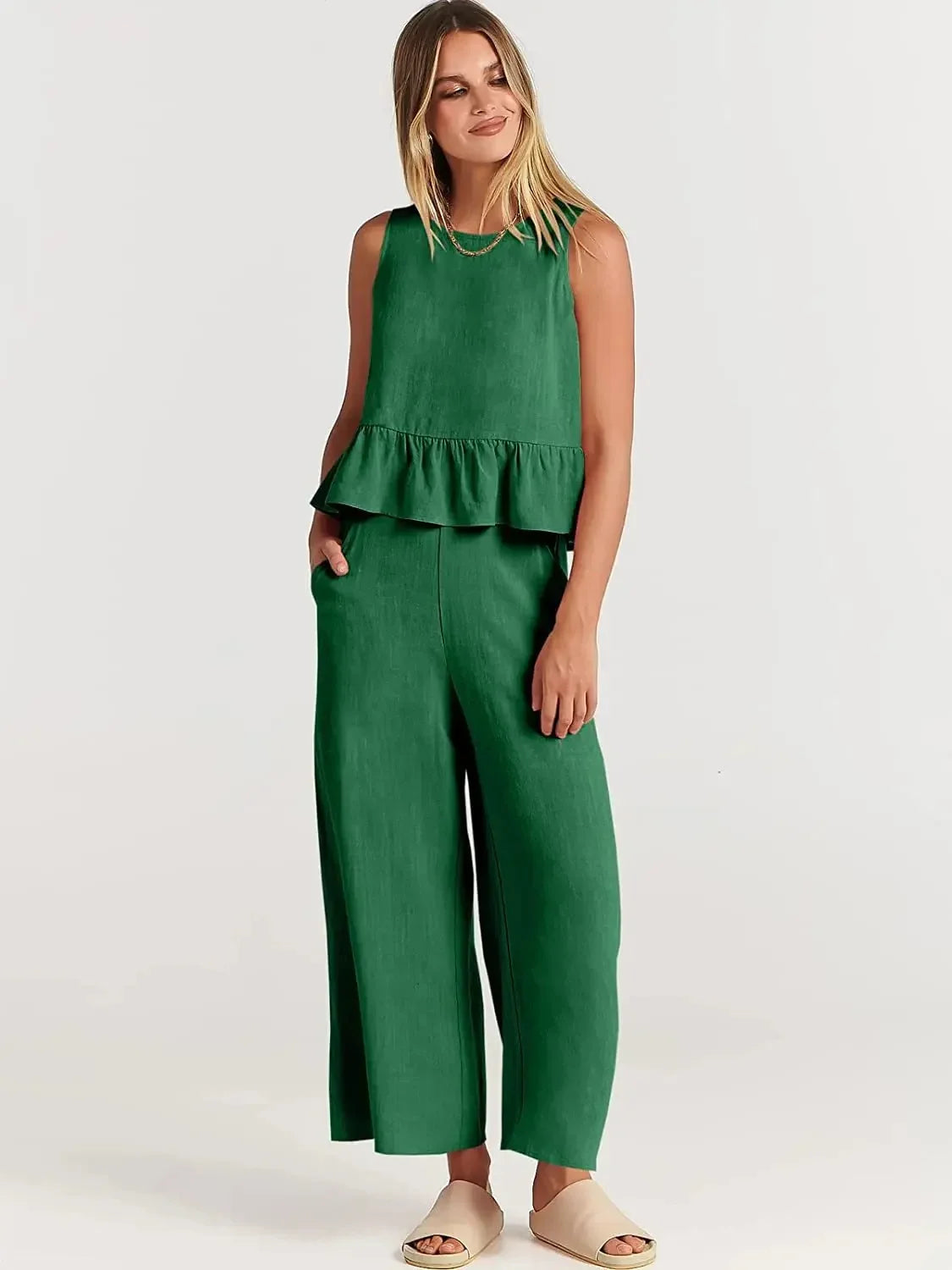 Sorela - Komplet Sæt i Højkvalitets Linned