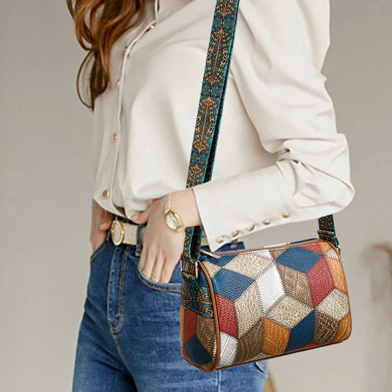 Phoebe - Elegant Håndlavet Læder Crossbody Taske