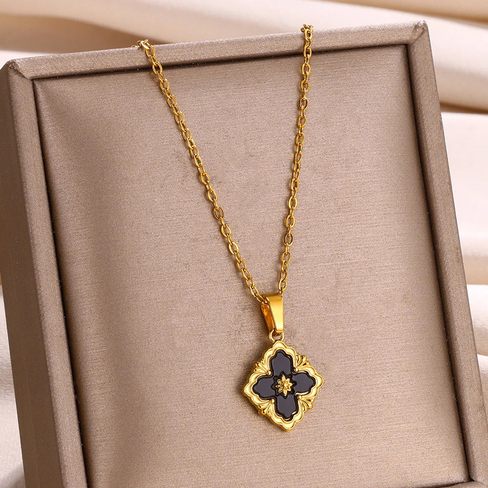 Pozlacený Náhrdelník na Štěstí