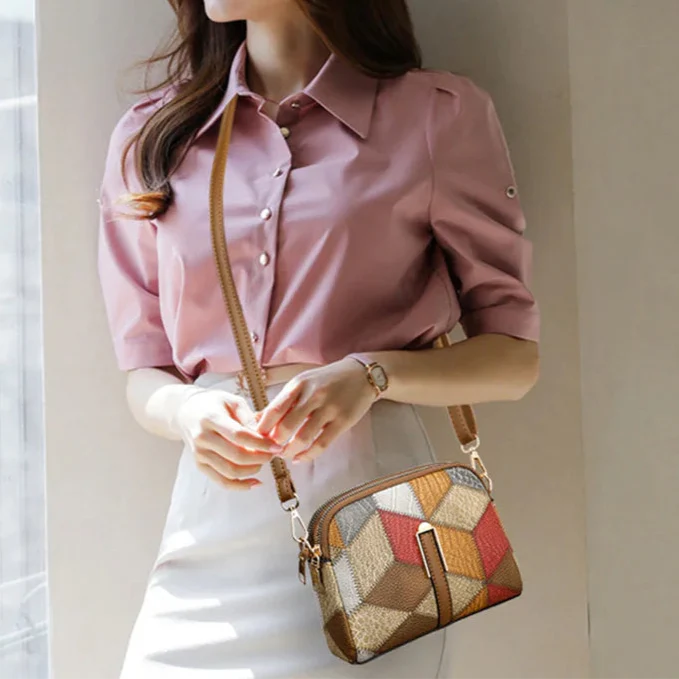 Josie - Elegant Håndlavet Læder Crossbody Taske