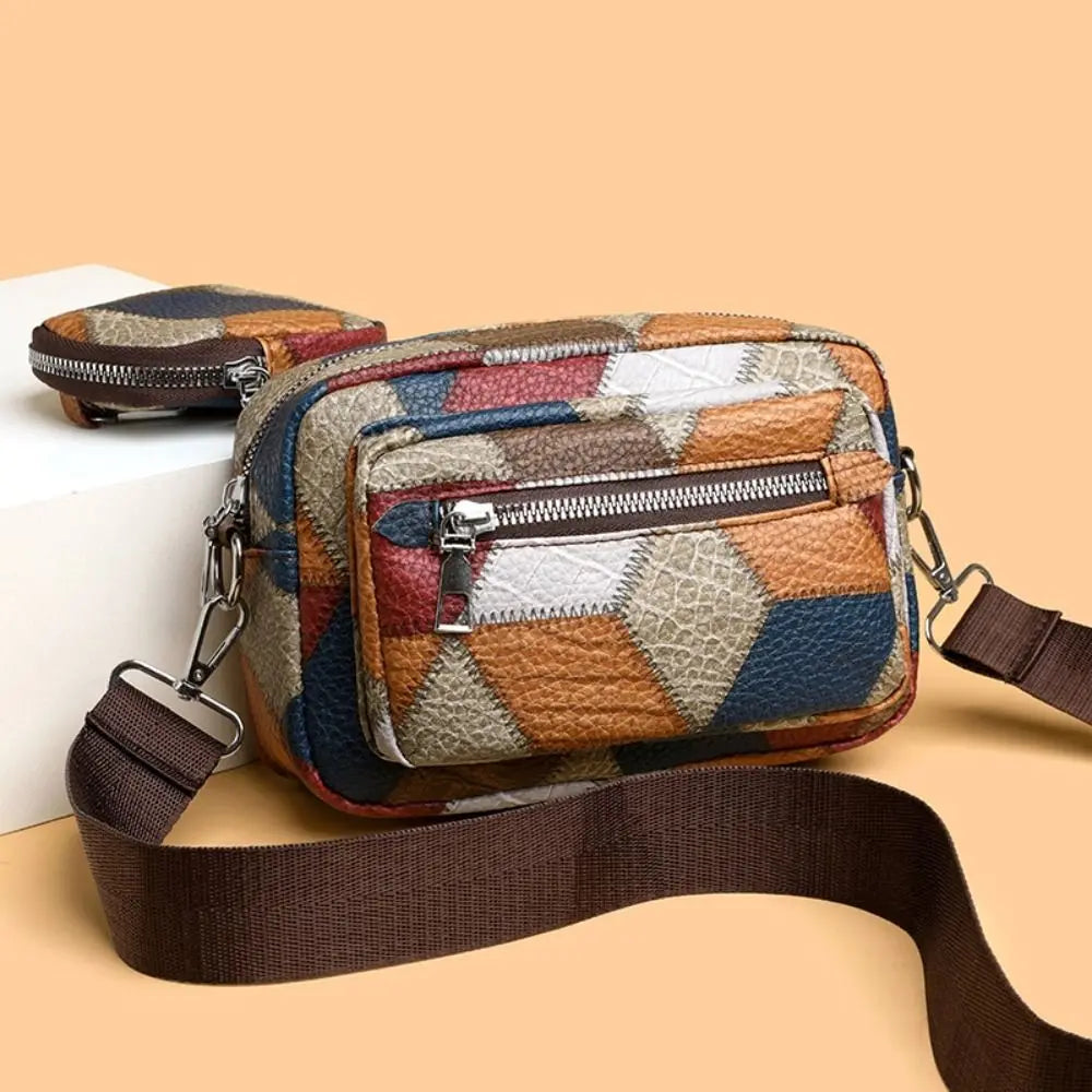 Caia - Elegant Håndlavet Læder Crossbody Taske