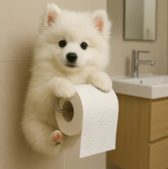 Chunik® - Stojan na Toaletný Papier v Tvare Šteniatka