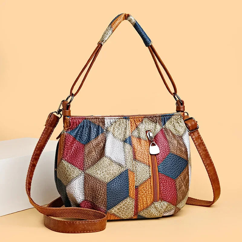Duscha - Elegant Håndlavet Læder Crossbody Taske