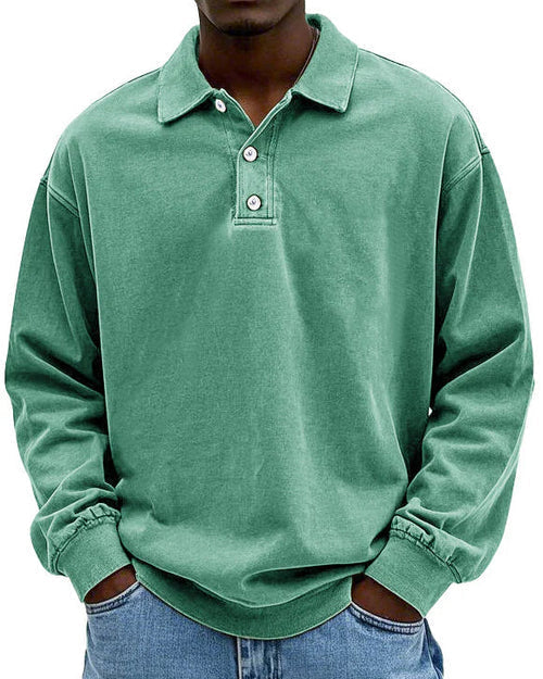 Abel - Retro Bavlnený Polo Sveter v Prémiovej Kvalite