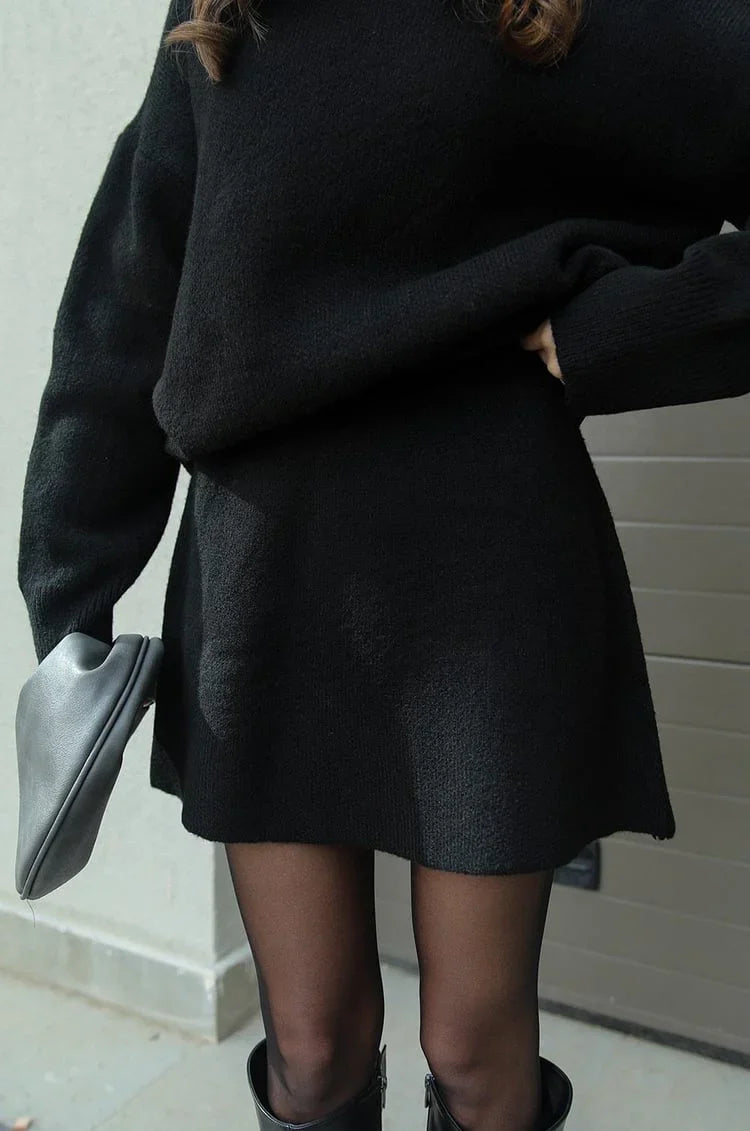 Emmy - Ensemble Pull et Jupe Douceur Cachemire