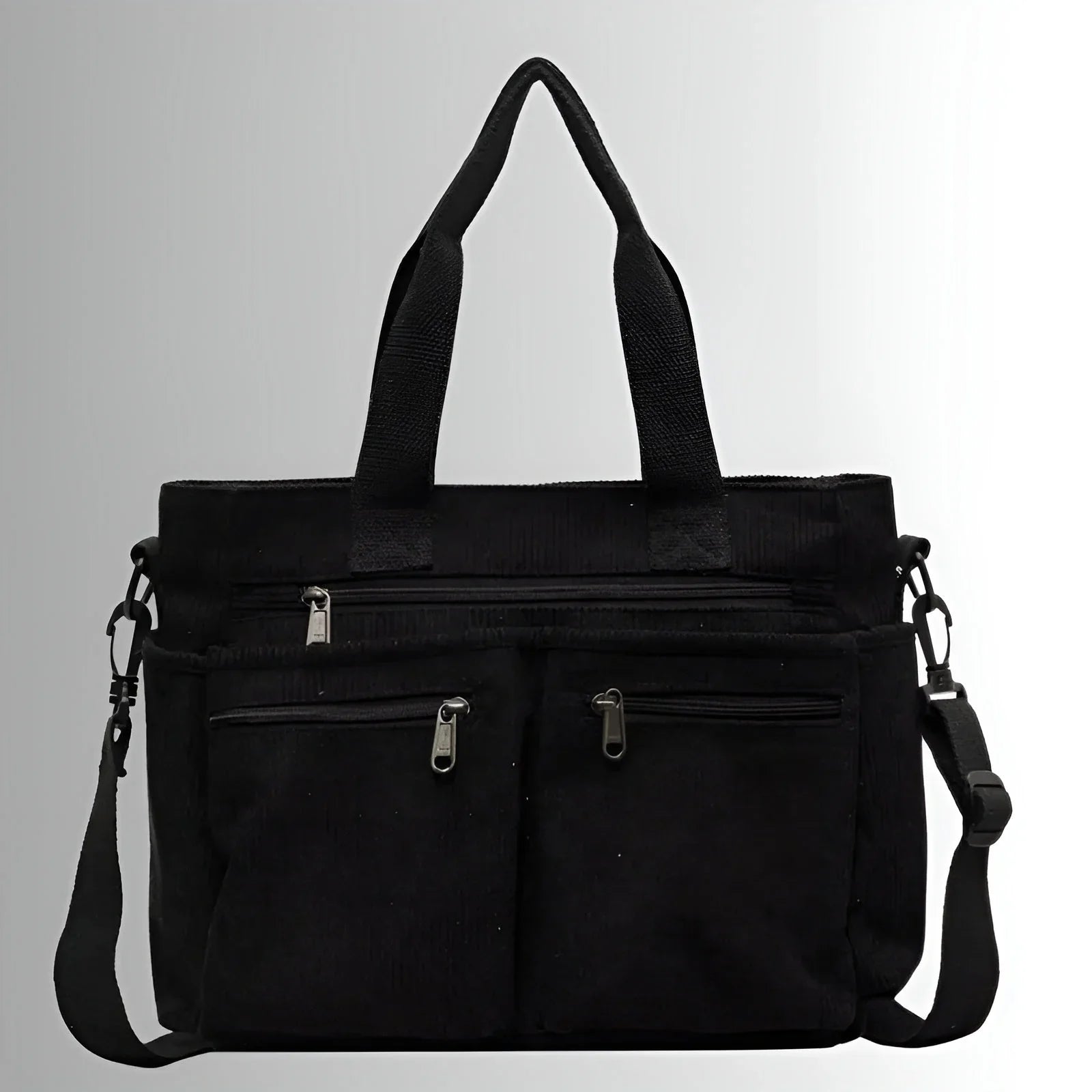 Lisbet - Rummelig Tote Taske i Fløjl