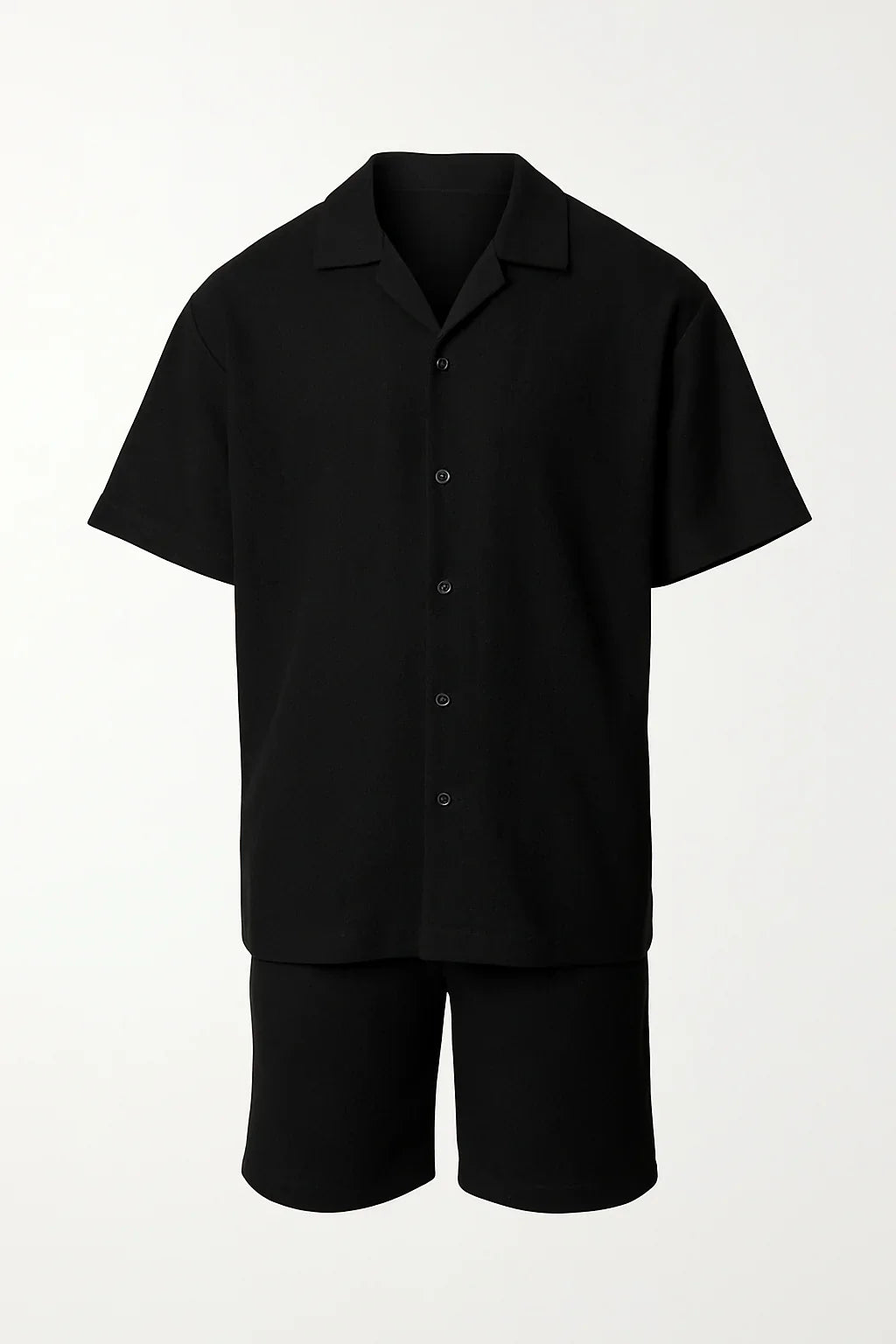 Côme - Plisseret Sommersæt | Skjorte & Shorts