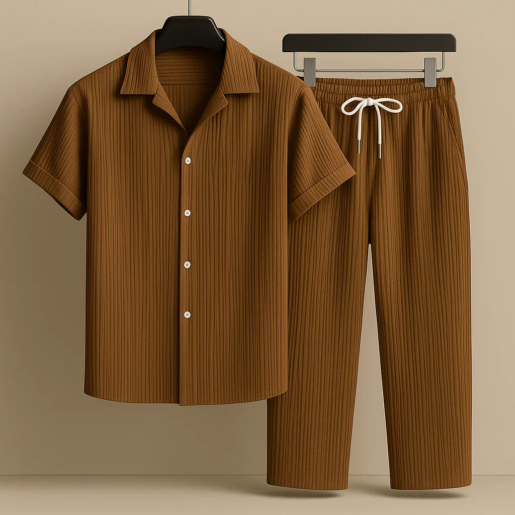 Isaac - Prémiová Ľanová Košeľa a Nohavicová Súprava