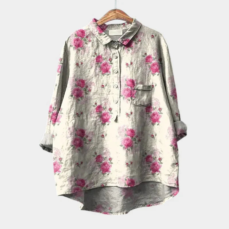 Fanny - Chemisier Femme Imprimé Jovial