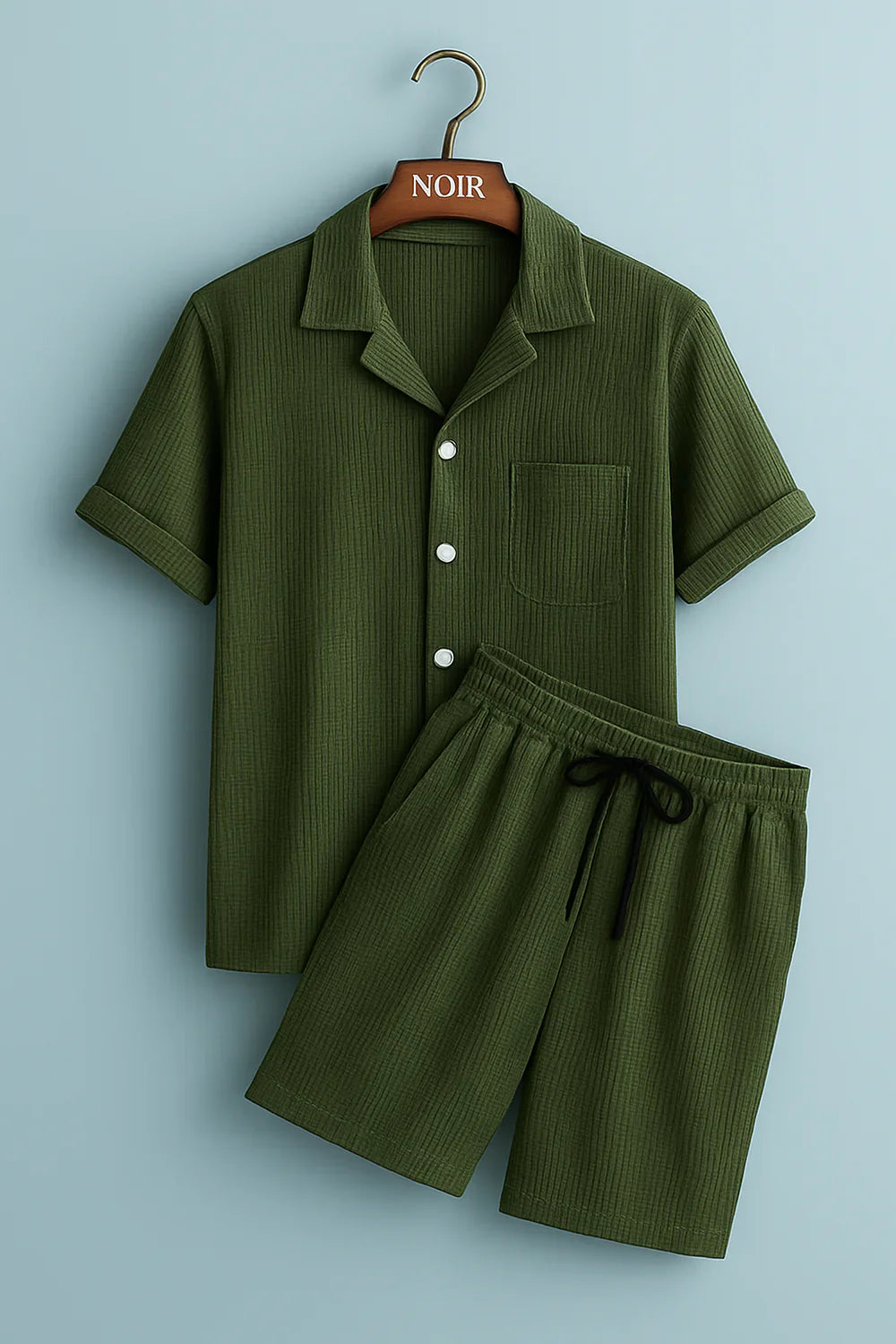 Eugen - Økologisk Bomulds Skjorte & Shorts Sæt