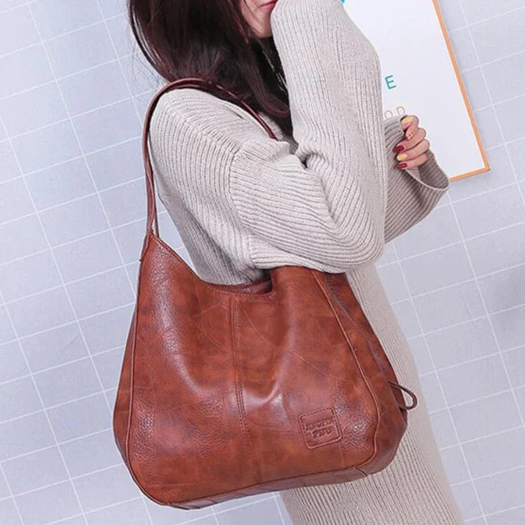 Jihen - Sac à Main Vintage en Cuir de Première Qualité