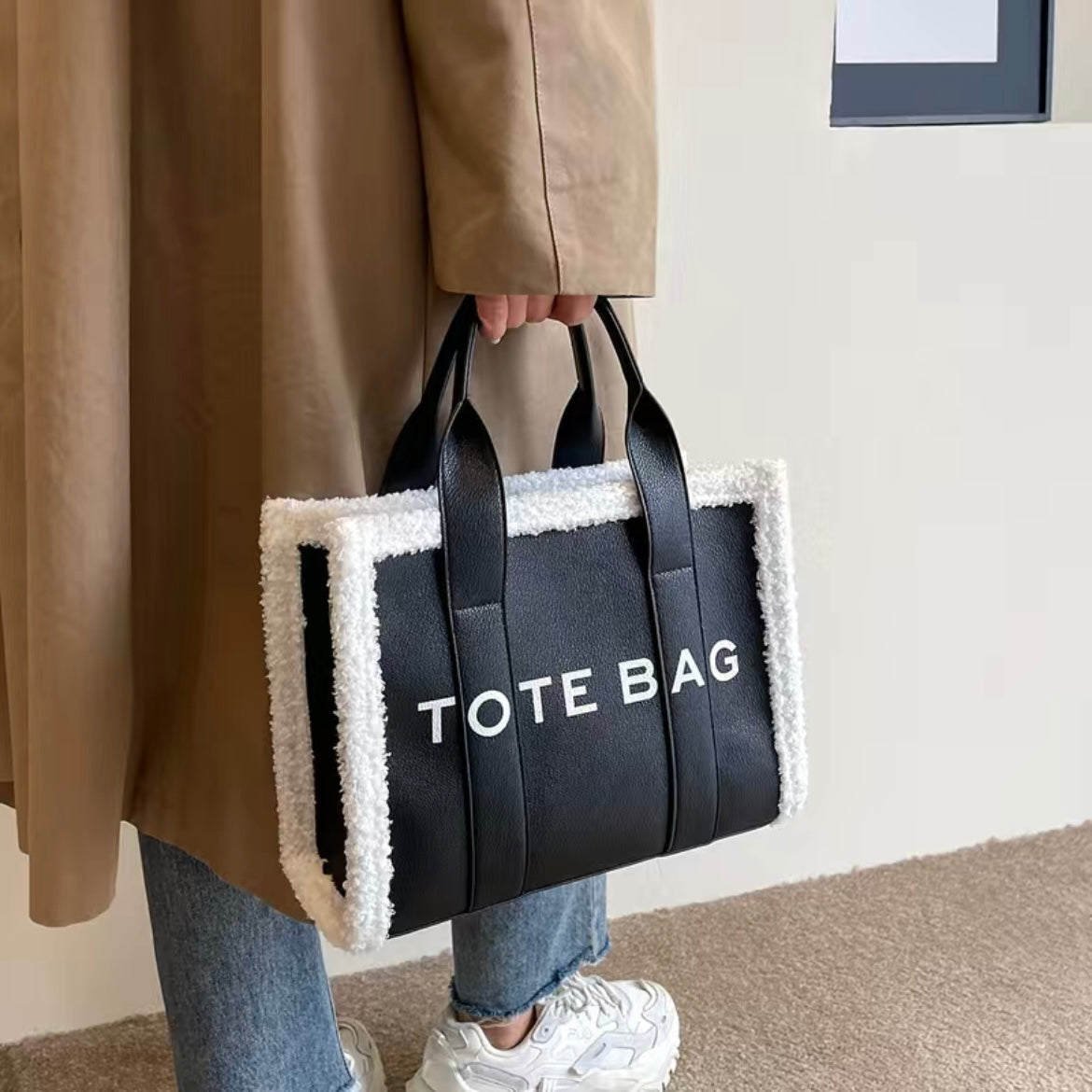 Brussels - Sac Cabas en Cuir Supérieur Vegan