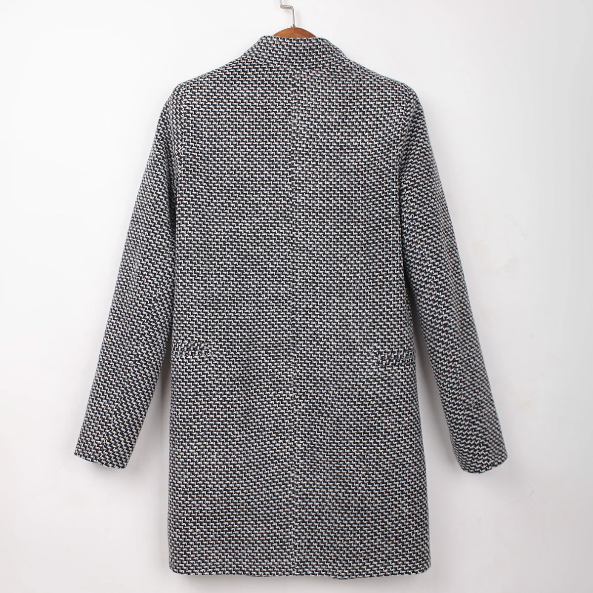 Suzan - Středně Dlouhý Vlněný Kabát