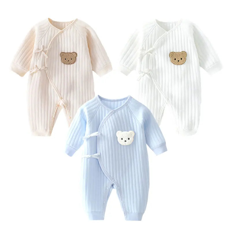 Chupie - 3pak Bløde Natdragter i 100% Bomuld nem åbning