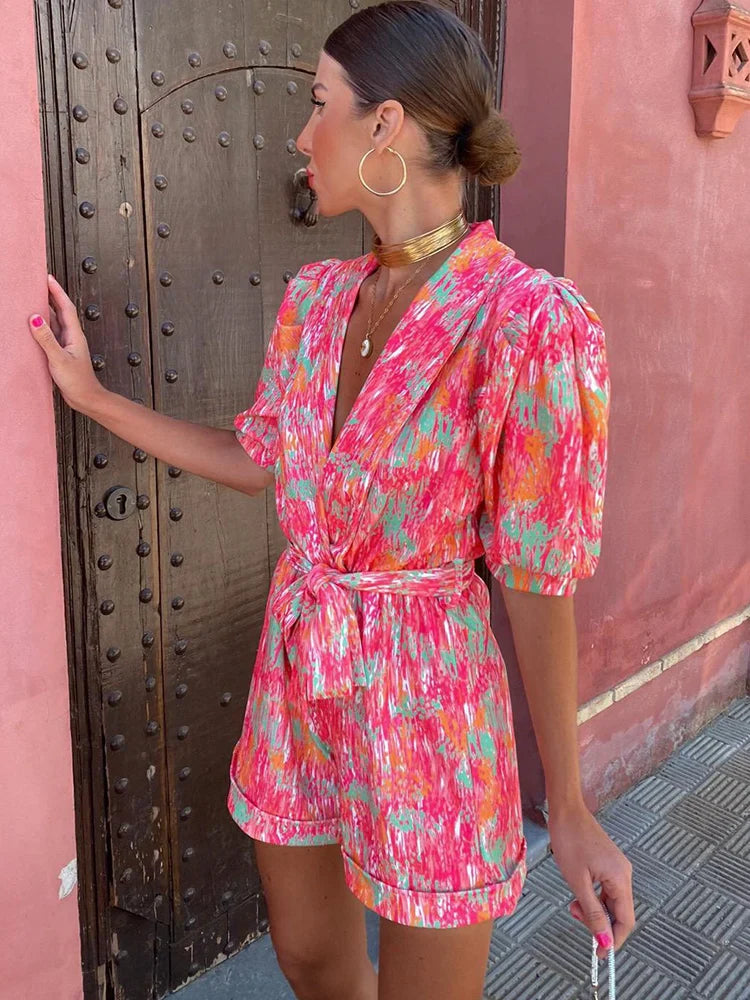 Adélina - Combishort Luxe Col V 2024