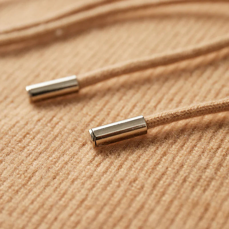 Bastien - Sweat à Capuche Tissé Cachemire