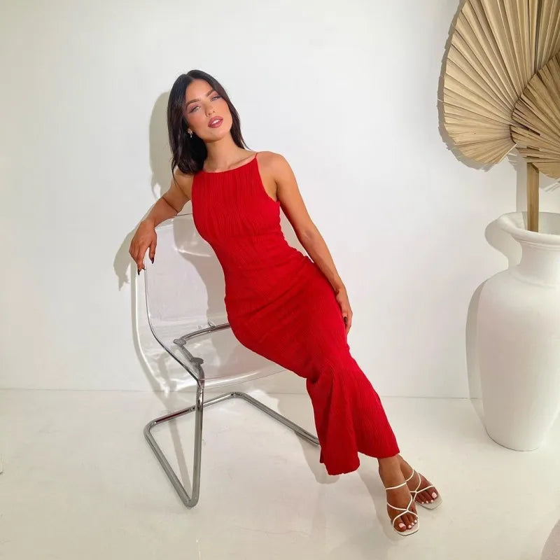 Capri - Robe Luxe Texturée en Relief