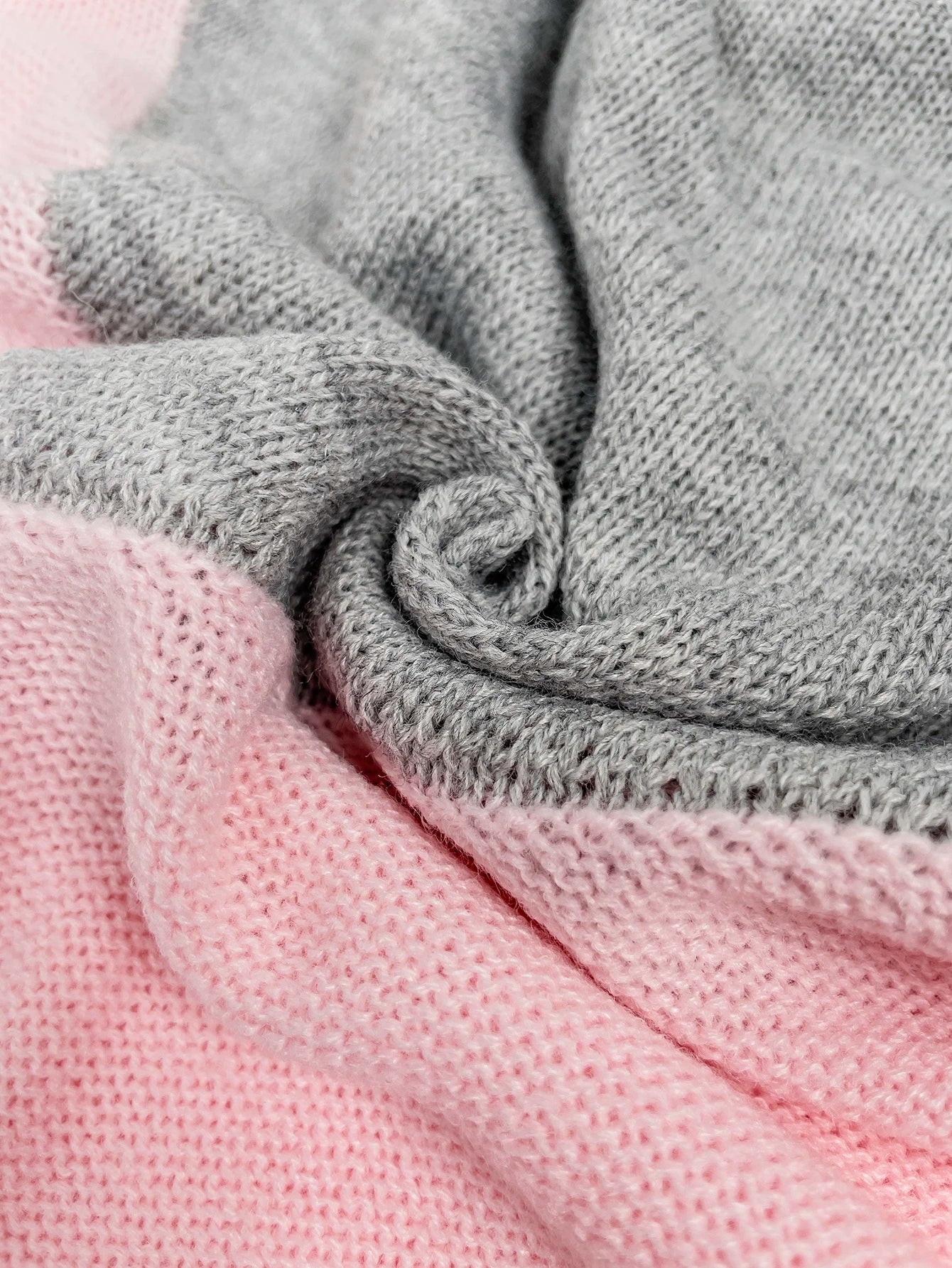 Leslie - Pull en Maille Tricolore Géométrique