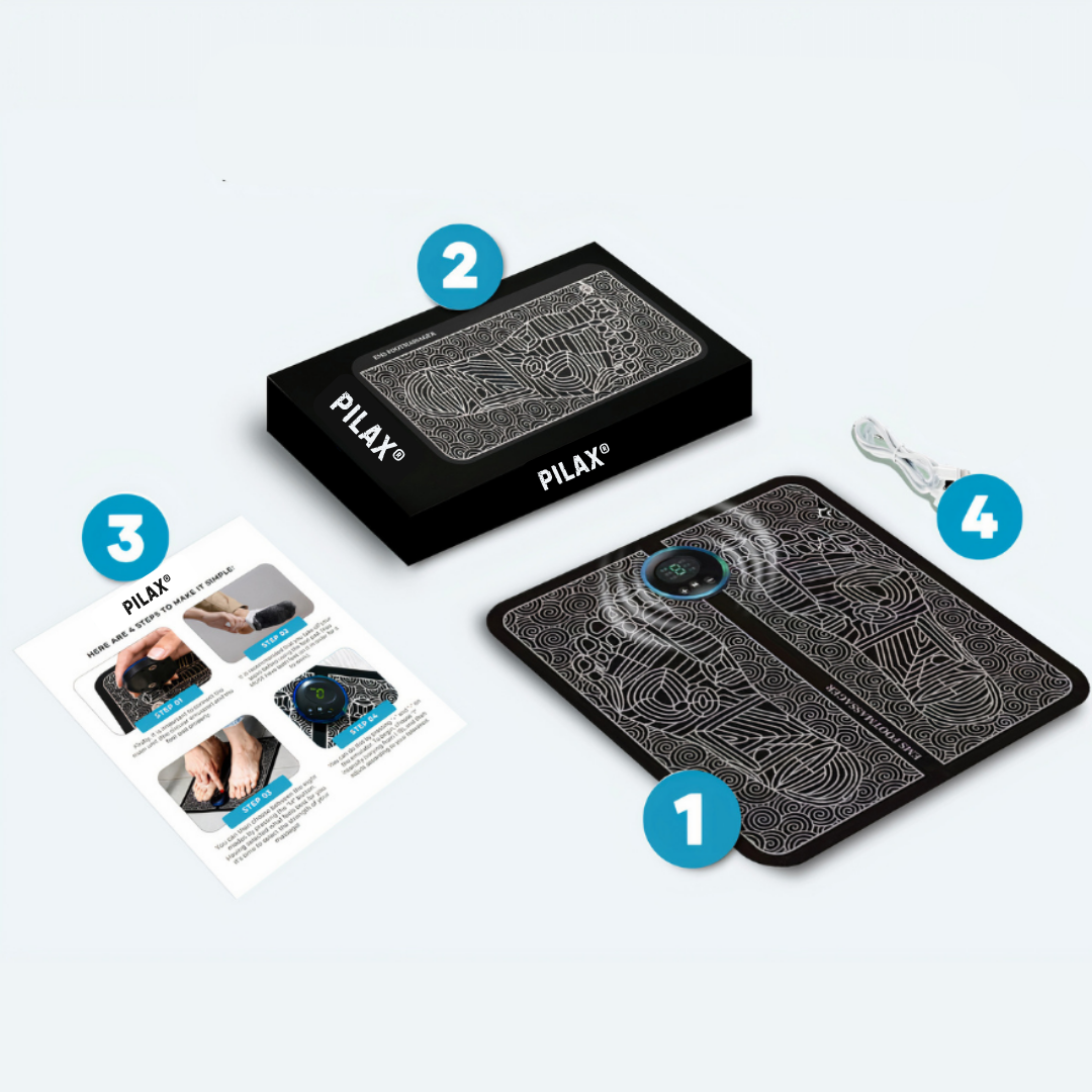 PILAX® Masseur de Pieds | Technologie Révolutionnaire EMS
