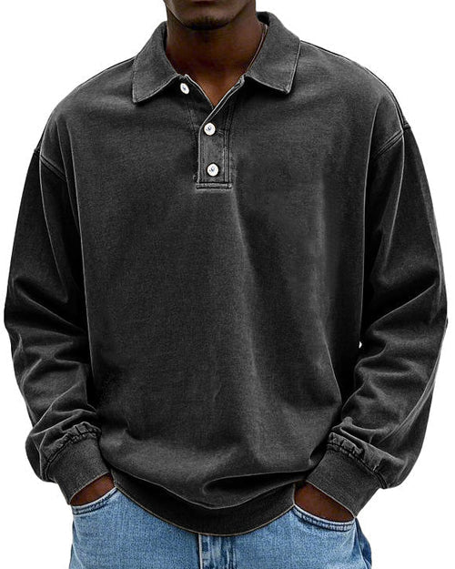 Abel - Retro Bavlnený Polo Sveter v Prémiovej Kvalite